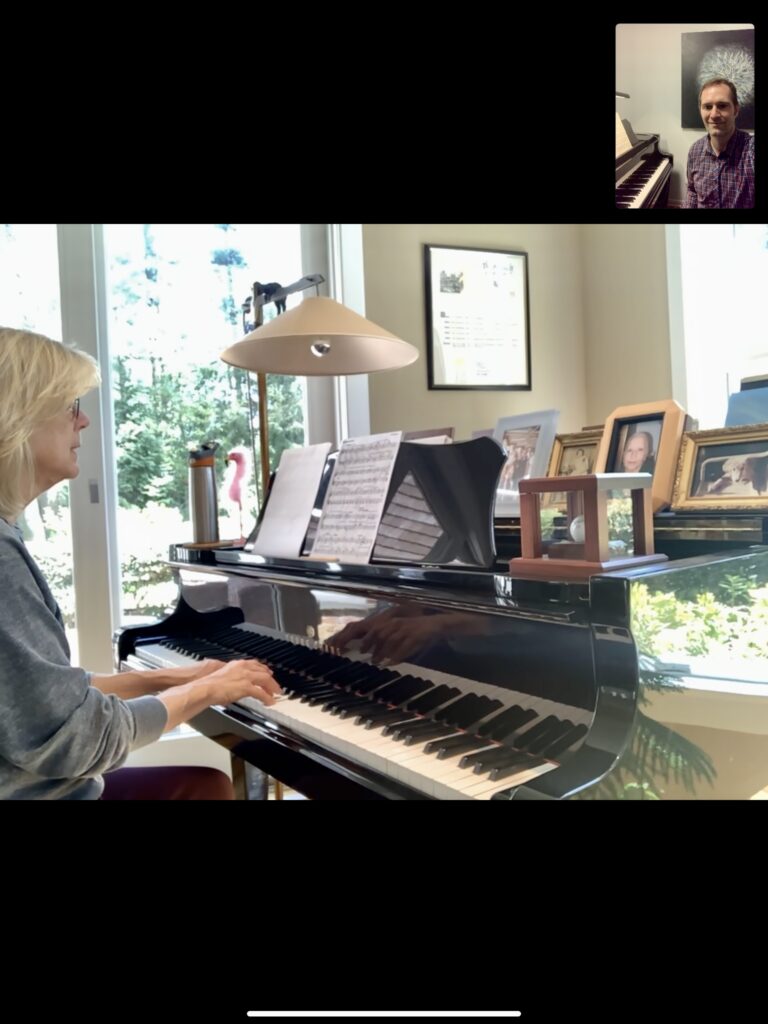 Learning online in the comfort of your own home, on your own instrument.